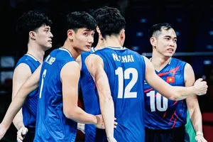 Đội tuyển bóng chuyền nam Việt Nam sẽ hội quân vào ngày 15-4 tới đây ở Đà Nẵng. Ảnh: AVC