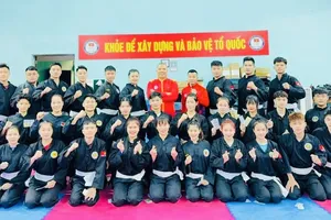 Đội tuyển pencak silat Việt Nam đặt mục tiêu thi đấu với kết quả tốt nhất tại SEA Games 33-2025 vào tháng 12 năm nay. Ảnh: SILATVN
