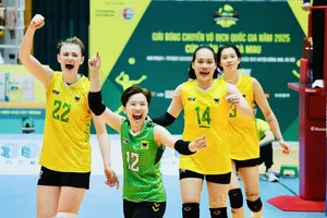 Cầu thủ VTV Bình Điền Long An đang có tinh thần tốt để tham dự Cúp các câu lạc bộ nữ châu Á 2025. Ảnh: DŨNG PHƯƠNG