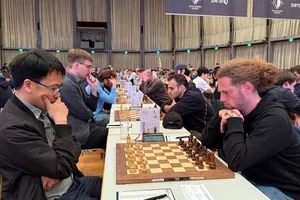 Lê Quang Liêm đang có mặt thi đấu tại Đức và kỳ vọng đạt được kết quả tốt nhất. Ảnh: CHESS