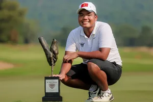 Đức Sơn có cơ hội bảo vệ ngôi vô địch giải Faldo Serie châu Á trên sân nhà lần này. Ảnh: VGA