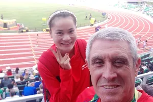 Điền kinh Việt Nam đang có 1 chuyên gia Bulgaria làm huấn luyện tại Việt Nam. Ảnh: SIMEONOV