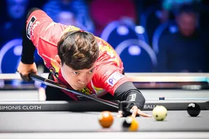 Dương Quốc Hoàng có 2 chiến thắng để đi tiếp tại giải pool UK Open 2025. 