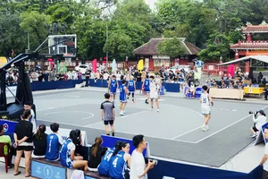 Giải 3x3 U23 quốc gia 2025 đang được tổ chức tại thành phố Huế. Ảnh: VBF