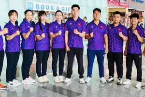 Đội bắn cung Việt Nam không giành được kết quả huy chương tại World Cup 2025 ở Thượng Hải (Trung Quốc). Ảnh: PHAN TRỌNG