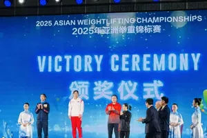 Quàng Thị Tâm đã giành được 1 HCĐ tại giải vô địch châu Á 2025. Ảnh: NGUYỄN HUY