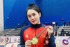 Tuyển thủ Nguyễn Thị Mỹ Hạnh đã giành HCV tại giải vô địch Đông Nam Á 2025. Ảnh: M.H