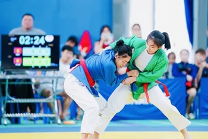 Các VĐV tranh tài tại giải năm nay. Ảnh: TỜ RINH FOTO