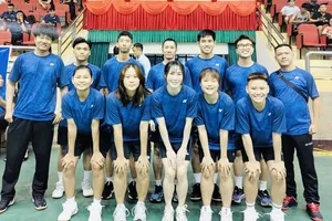 Đội cầu lông TPHCM đang nỗ lực tìm thành tích cao nhất tại giải vô địch đồng đội quốc gia 2025. Ảnh: MINH MINH