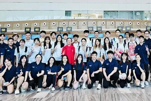 Đội taekwondo TPHCM có vị trí số 1 tại giải vô địch quốc gia năm nay. Ảnh: TH.HUY