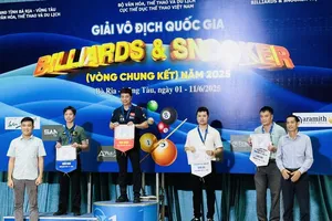 Dương Quốc Hoàng đã giành HCV tại giải vòng chung kết giải billiards & snooker Việt Nam 2025. Ảnh: BILLIARDS VN