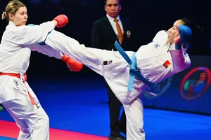 Tuyển thủ Hoàng Thị Mỹ Tâm vừa giành HCV châu Á 2025 tiếp tục tham dự giải vô địch Đông Nam Á 2025. Ảnh: AKF