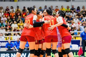 Đội tuyển bóng chuyền nữ Việt Nam đã có hạng 29 thế giới. Ảnh: VCT