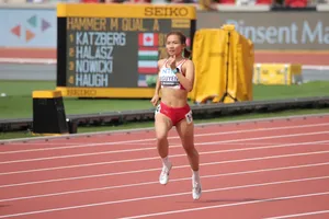 Nguyễn Thị Oanh là người gần nhất từng dự giải vô địch thế giới năm 2023 cho điền kinh Việt Nam. Ảnh: IAAF