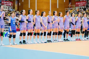 Đội tuyển bóng chuyền nữ Việt Nam đang có những giá trị hình ảnh cao sau khi đạt kết quả tốt. Ảnh: VFV