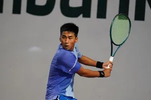 Tay vợt Vũ Hà Minh Đức góp mặt trong thành phần đội quần vợt nam Việt Nam thi đấu sắp tới. Ảnh: VTF