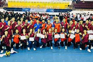 Đội tuyển karate Việt Nam có vị trí số 1 toàn đoàn giải Đông Nam Á 2025. Ảnh: KARATEVN