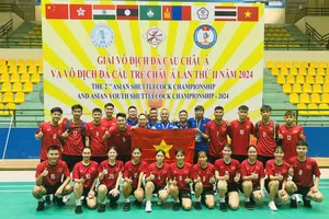 Đội tuyển đá cầu Việt Nam từng giữ vị trí số 1 ở giải vô địch châu Á 2024. Ảnh: MINH MINH