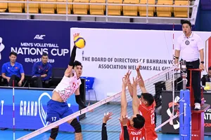 Cầu thủ Ngọc Thuân là người chơi tốt trong trận đấu. Ảnh: AVC