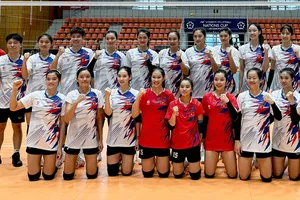 Đội tuyển bóng chuyền nữ trẻ Việt Nam dù thua trận nhưng vẫn tự tin để có kết quả tốt hơn trong các lượt tiếp theo. Ảnh: MINH MINH