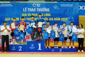 VĐV trẻ thi đấu có thành tích sẽ thêm cơ sở được đầu tư phát triển dài hơi trong tương lai. Ảnh: VBF