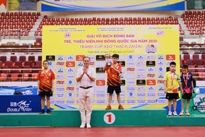 VĐV trẻ của TPHCM đã giành được kết quả quan trọng trong giải bóng bàn trẻ, thiếu niên, nhi đồng quốc gia 2025. Ảnh: MINH MINH