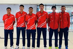 Các tay vợt của Việt Nam rất quyết tâm thi đấu Davis Cup 2025 Nhóm 3 trên sân nhà lần này. Ảnh: VTF