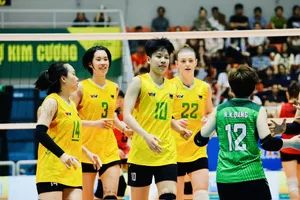 Đội VTV Bình Điền Long An sẽ tập huấn cùng PFU Blue Cats để chuẩn bị chuyên môn cho giai đoạn cuối mùa giải 2025. Ảnh: DŨNG PHƯƠNG