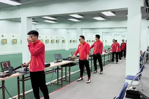 Bắn súng là môn đã có nội dung từng giành HCV Olympic cho thể thao Việt Nam nên vẫn được đầu tư tập trung nhất. Ảnh: MINH MINH