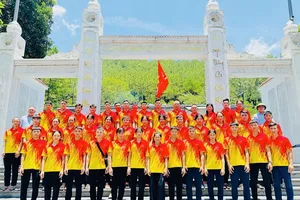 Đội tuyển pencak silat Việt Nam đã có mặt tại Hà Tĩnh để dự giải vô địch châu Á 2025 trên sân nhà. Ảnh: VĂN HÙNG