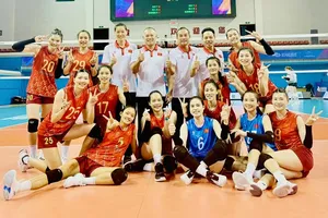 Đội tuyển bóng chuyền nữ Việt Nam kết thúc giải Shanghai Future Stars 2025 ở vị trí hạng 4. Ảnh: KARL LIM