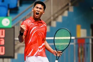 VĐV Việt Nam đã thi đấu để trụ hạng sau chiến thắng cuối cùng trước Sri Lanka. Ảnh: VTF