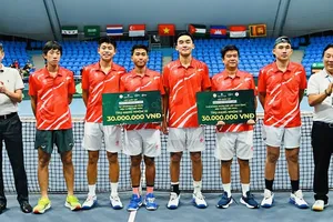 Quần vợt Việt Nam vẫn đang tìm kiếm thêm những gương mặt tốt để đội tuyển quốc gia thi đấu với hiệu quả cao nhất. Ảnh: VTF