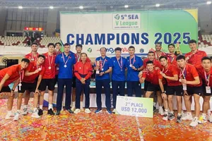 Đội tuyển bóng chuyền nam Việt Nam dự kiến có chương trình tập huấn nước ngoài ở giai đoạn thứ 2 đợt tập trung. Ảnh: HOÀNG PHƯƠNG