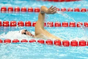 Nguyễn Huy Hoàng là thành viên chủ lực của đội tuyển bơi Việt Nam. Ảnh: DŨNG PHƯƠNG