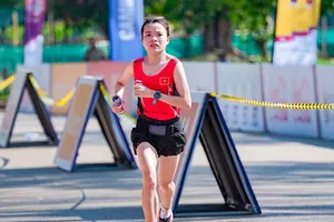 Tuyển thủ Lê Thị Tuyết từng dự SEA Games 32 tại Campuchia và có HCB marathon nữ. Ảnh: ĐOÀNTTVN