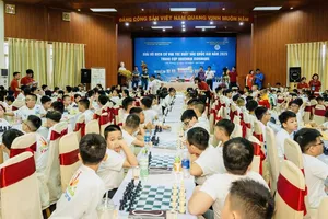 Đông đảo kỳ thủ cả nước thi đấu giải cờ vua vô địch trẻ xuất sắc quốc gia 2025. Ảnh: MINH MINH