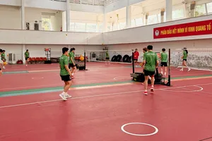 Cầu mây Việt Nam tập trung chuẩn bị chuyên môn để giành những mục tiêu quan trọng với SEA Games 33-2025 và ASIAD 20. Ảnh: MINH MINH