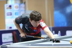 Dương Quốc Hoàng không có kết quả tốt nhất tại Florida Open 2025. Ảnh: MATCHROOM