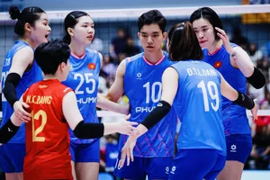 Đội tuyển nữ Việt Nam đã thắng 2 trận trên sân nhà. Ảnh: SEAVLEAGUE
