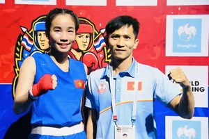 Tuyển thủ Ngọc Trân có HCB tại cuộc đấu tại Thái Lan lần này. Ảnh: WORLDBOXING