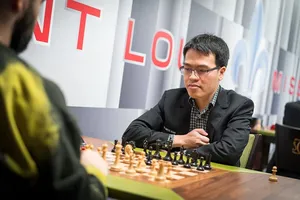 Lê Quang Liêm quyết tâm giành kết quả cao tại giải ở St Louis (Mỹ). Ảnh: CHESS