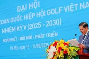 Chủ tịch Hiệp hội golf Việt Nam khóa 5, ông Lê Kiên Thành. Ảnh: VGA