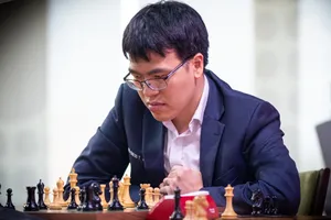 Lê Quang Liêm có hạng 6 chung cuộc giải tại St Louis (Mỹ). Ảnh: GRANDCHESSTOUR