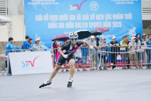 VĐV thi đấu với sự tập trung cao nhất để đạt thành tích cao đồng thời tìm cơ hội tham gia đội tuyển quốc gia dự SEA Games 33-2025. Ảnh: LƯỢNG LƯỢNG