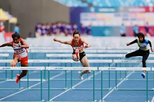 Tuyển thủ Huỳnh Thị Mỹ Tiên có cơ hội dự giải điền kinh vô địch thế giới 2025. Ảnh: DŨNG PHƯƠNG