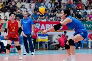 Đội tuyển bóng chuyền nữ Việt Nam rất tập trung để thi đấu tại giải vô địch thế giới 2025. Ảnh: AVC