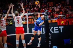 Đội tuyển bóng chuyền nữ Việt Nam vẫn trong top 25 đội đứng đầu thế giới. Ảnh: FIVB