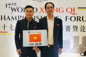 Lại Lý Huynh và Nguyễn Thành Bảo sẽ sang Trung Quốc thi đấu giải vô địch thế giới 2025. Ảnh: TQK