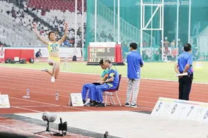 Bùi Thị Thu Thảo là tuyển thủ gần nhất giành HCV tại ASIAD cho điền kinh Việt Nam. Ảnh: DŨNG PHƯƠNG